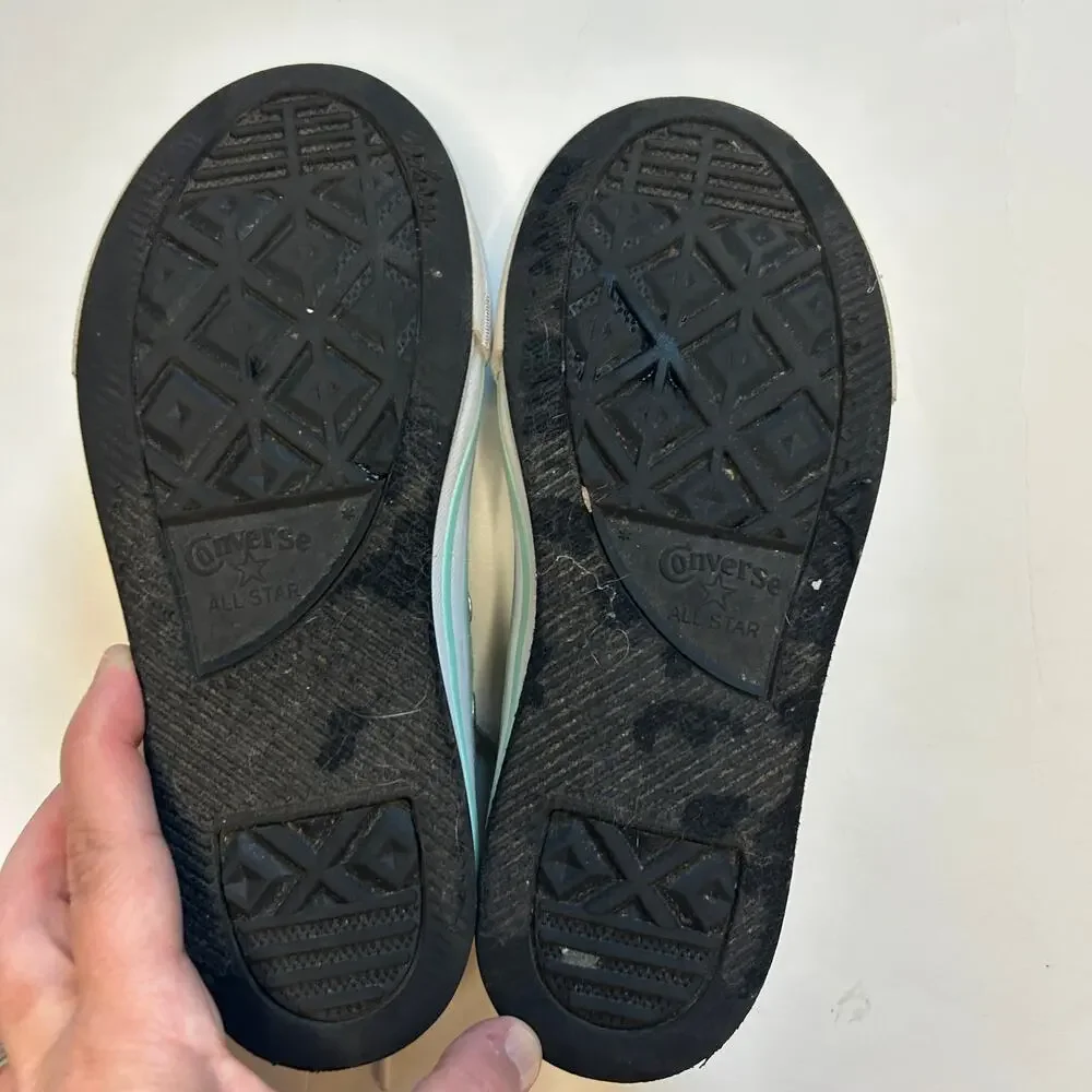 Converse Junior Green Mermaid Lift Ox Sneakers 13